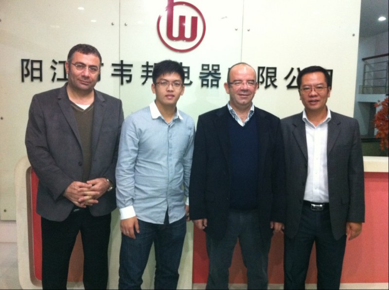 The Boss from SIMFER , our TURKEY long-term business  partner visit  our factory